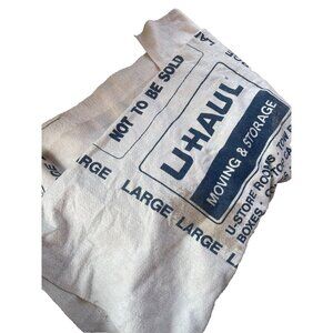 U-Haul Vintage Moving Blanket, Rare, Circa 1980-90's, Extra Large Wool